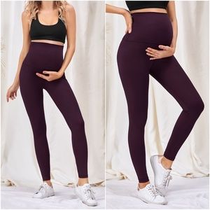 MATERNITY stretchy lounge yoga athletic leggings
